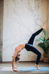Coronavirus stay home yoga